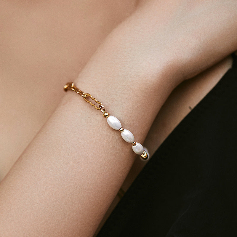 Elegant Pear Chain bracelet