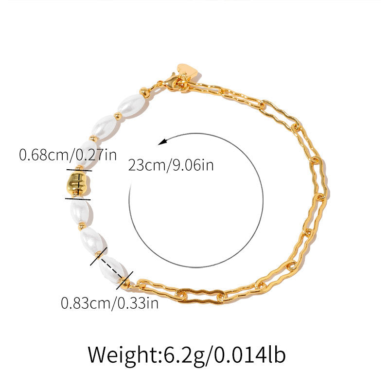 Elegant Pear Chain bracelet