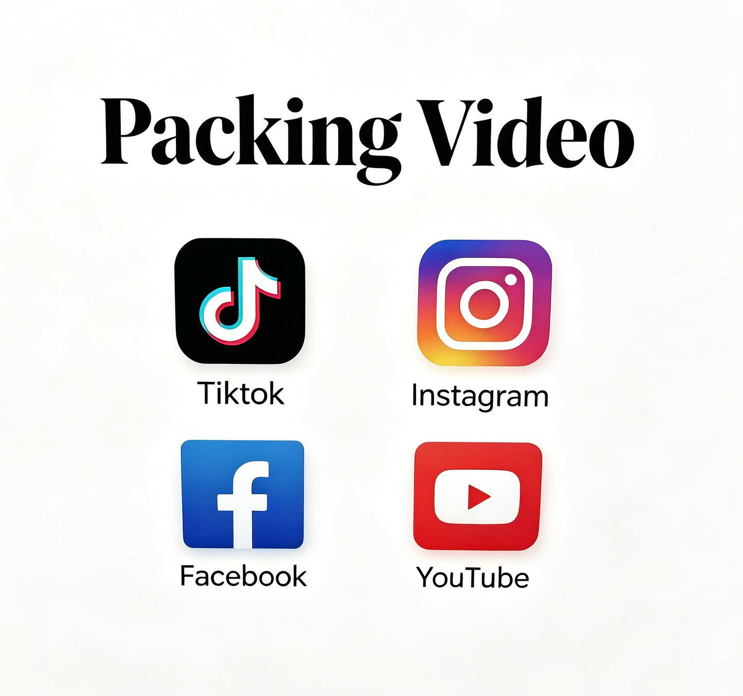 Packing vedio of Your Order( about 10 work days )